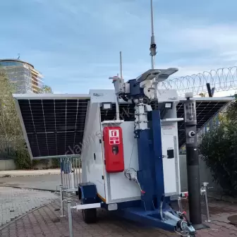 Mobil Solar Panel Römork resim 2