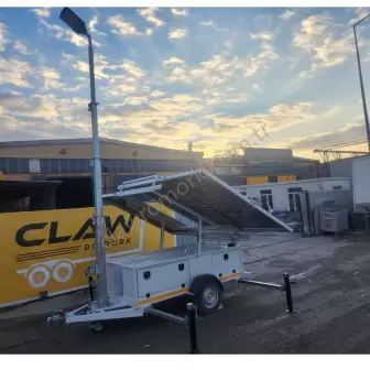 Mobil Solar Panel Römork resim 5