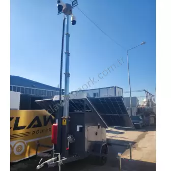 Mobil Solar Panel Römork resim 4